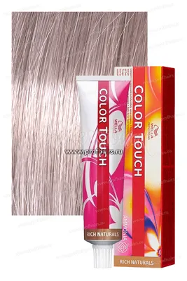 Купить Wella Color Touch 9/01 очень светлый блонд песочный в Москве на  официальном сайте компании Milenaclub