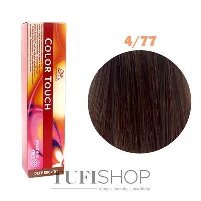 Wella Color Touch Plus 66/07 Кипарис Оттеночная крем-краска покрытие седины  70% 60 мл.