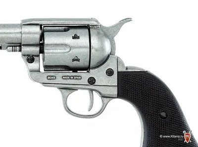 Револьвер Кольт \"Миротворец\" 4,75\" (Peacemaker), калибр 45, 1873 г.  никелированный - купить недорого в интернет-магазине с доставкой