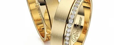Золотое обручальное кольцо американка 4110575 купить в Украине: цена,  отзывы и фото в каталоге интернет-магазина Золотой Сфинкс