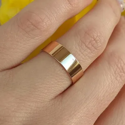 Обручальное кольцо из комбинированого золота американка . Артикул 1071:  цена, отзывы, фото – купить в интернет-магазине AURUM
