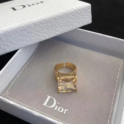 18125- Кольцо в винтажном стиле Dior – купить в интернет-магазине, цена,  заказ online