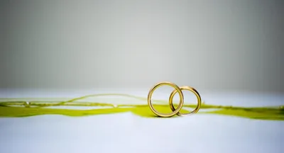 Два серебряный кольца для венчания ручной работы – Silver Monarh