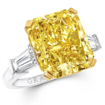 Кольцо GRAFF Classic GR 29945, платина и жёлтое золото, бриллианты | Mercury
