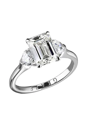 Кольцо GRAFF Platinum White Emerald Promise Ring 2.25 ct (14274) купить в  Москве, выгодная цена - ломбард на Кутузовском
