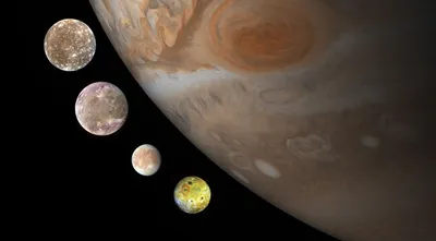Кольца Юпитера: вид изнутри