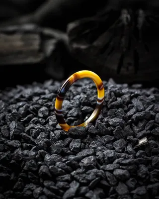 Кольцо из красного золота 585 пробы с черным агатом и бриллиантами купить в  Германии - kaufbei.tv
