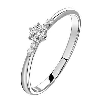 Обручальное кольцо из белого золота 4 мм АЛЬКОР с бриллиантом: Белое золото  585° пробы 89562 — купить в ювелирном интернет-магазине Novikov24