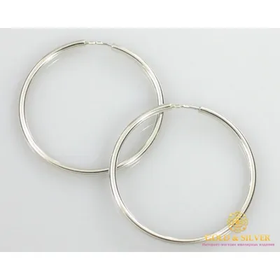 Серебряные женские серьги кольца 3311.3 - Dear.ua