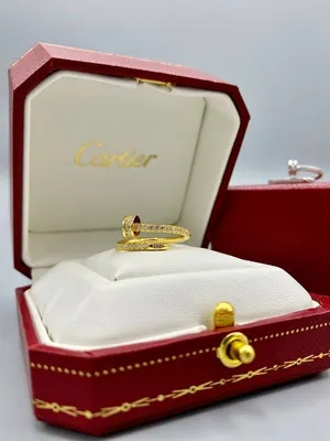 Кольцо Cartier Love с бриллиантовым паве купить в Москве за 200 000 руб.  Женские С историей