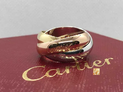 Кольцо Cartier - купить с доставкой по выгодным ценам в интернет-магазине  OZON (1253874993)