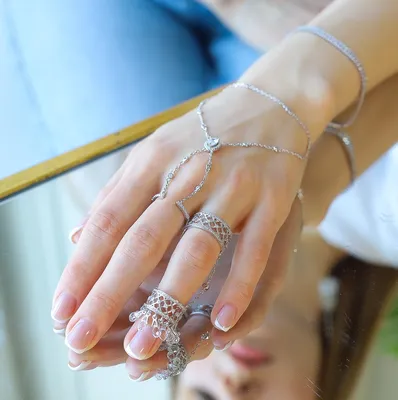Серебряное кольцо без камней глянцевое на фалангу 000.899 | Silver style UA