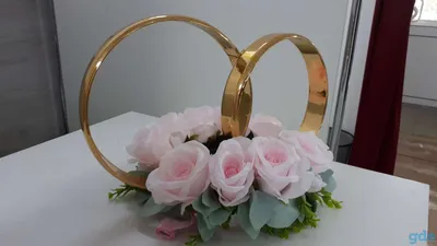 Свадебные кольца на машину \"Розы\" (Фиолетовые) №1142219 - купить в Украине  на Crafta.ua