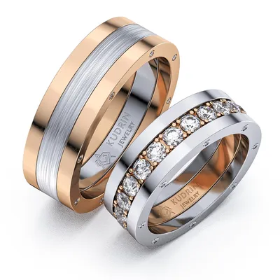 Yellow gold and external diamond wedding band, 3,50 mm. | DAMIANI