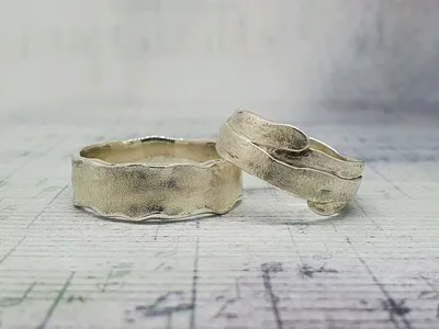 Серебряные кольца ручной работы • Skyvory