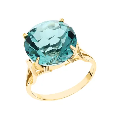 Оригинальное золотое кольцо с аквамарином 1.15ct Cartier – купить по цене  195 500 ₽ с доставкой в интернет-магазине Mister Diamond