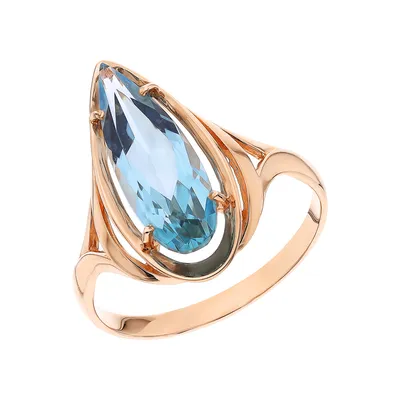 Обручальное кольцо с аквамарином и цирконом, с вырезами, серебряного цвета  | AliExpress