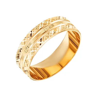 Женское кольцо из красного золота с алмазной гранью DR18079 | Размер 19  (60) купить с доставкой | Кольца