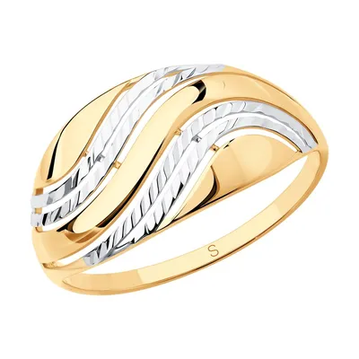 AISHA BOZOR Обручальное женское золотое кольцо с алмазной гранью