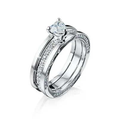 Обручальные кольца из белого золота с бриллиантами – купить обручальное  кольцо из белого золота с бриллиантом недорого, цены в магазине  Brilliant24.ru