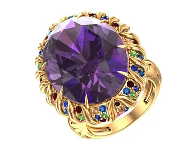 Кольца с драгоценными камнями: купить кольцо с драгоценным камнем в  ювелирном магазине Злато