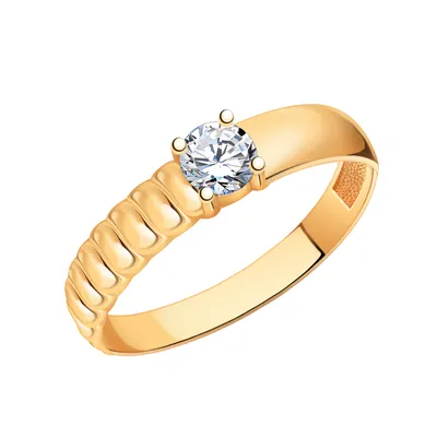 Женское кольцо, серебро 925°, фианит | Posylka.de