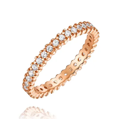 Золотые кольца с фианитами — купить золотое кольцо с фианитом в  интернет-магазине Adamas.ru