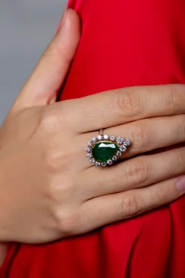Кольцо с изумрудом 4,60 ct Strong Bluish Green (35194) купить в Москве,  выгодная цена - ломбард на Кутузовском