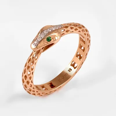 Золотое кольцо с изумрудами и бриллиантами 000-367923 | Купить в рассрочку  | Интернет-магазин НАШЕ ЗОЛОТО