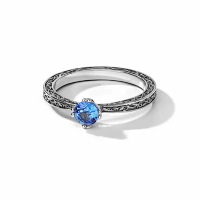 Купить Мужское роскошное кольцо с инкрустацией изумруда, индивидуальное  ретро-властное кольцо с сапфиром из драгоценного камня для посещения  банкета, вечеринки, деловые украшения | Joom
