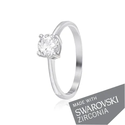 Высококачественные кольца с одним камнем K14 с цирконом|VisionGold.org®