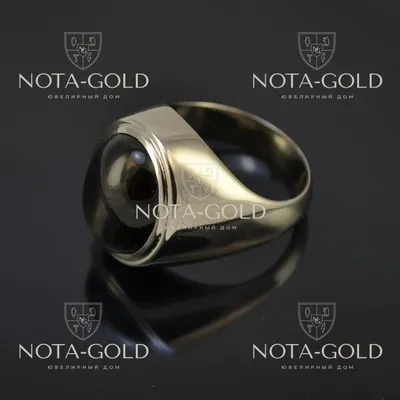 Эксклюзивный мужской перстень печатка из серебра со своим камнем Заказчика  (Вес: 12 гр.) | Купить в Москве - Nota-Gold