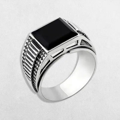 ◻️Мужское серебряное кольцо Драгоценные мужские кольца из серебра подойдут  под деловой костюм, рубашку с жилетом, так же красиво, к… | Rings for men,  Rings, Jewelry