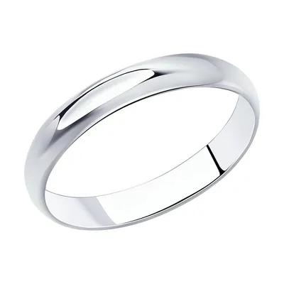 Купить Обручальное кольцо из серебра #94110002 в Беларуси