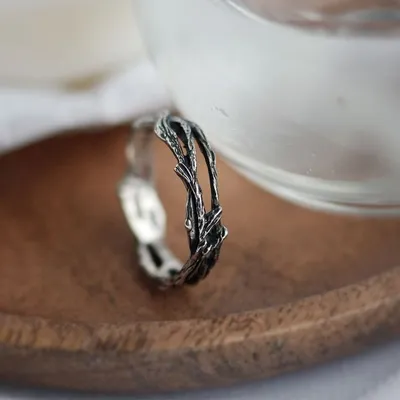 Кольца :: Кольца из серебра :: Кристалл :: Шикарное наборное кольцо из  серебра с цирконами