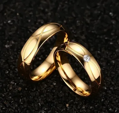 Парные кольца для влюбленных со знаком бесконечности \"Неразлучная пара 147\"  купить в Минске по низкой цене