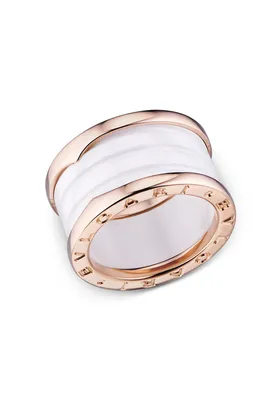 Кольцо Bvlgari B.Zero1 White Ceramic AN855564 (12025) купить в Москве,  выгодная цена - ломбард на Кутузовском