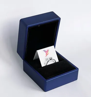 Помолвочное кольцо для предложения из белого золота с бриллиантом (Вес: 3,5  гр.) | Купить в Москве - Nota-Gold