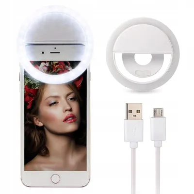 Светодиодное кольцо для селфи Selfie Ring Ligth - Vint