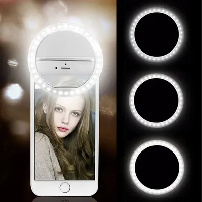 Кольцо для селфи с USB-зарядкой, Led лампа для iPhone, Samsung, Huawei,  Xiaomi, телефона | AliExpress