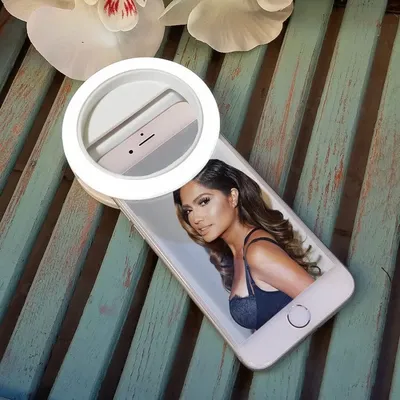 Кольцо для селфи Selfie Ring Light, световое - купить светодиодное  светящееся лед селфи кольцо usb