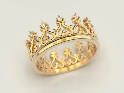 Кольцо корона (И-2002459) купить недорого в Москве | ИНЕКА