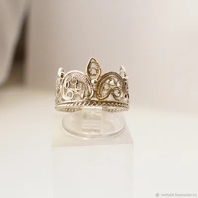 Золотое кольцо корона SOKOLOV 1011450 с бриллиантами — купить в AllTime.ru  — фото