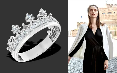 S925 стерлингового серебра корона светильник класса люкс с двойным слоем  Открытие Кольцо Личность ретро ювелирные изделия, подарок девушке на  указательном пальце кольцо | AliExpress