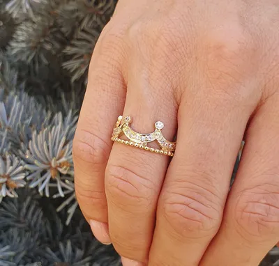 Ювелирное золотое кольцо корона SOKOLOV 1011448 с бриллиантами — купить в  AllTime.ru — фото