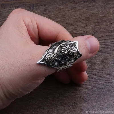 Серебряное кольцо на большой палец (ID#692025150), цена: 680 ₴, купить на  Prom.ua