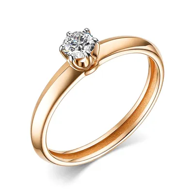 Купить Кольцо золотое с бриллиантом в интернет-магазине, цена в Москве 167  490 ₽, артикул ALK-15424-100