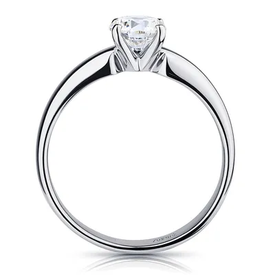 Купить кольцо с бриллиантом 0.038 карат из белого золота 85047