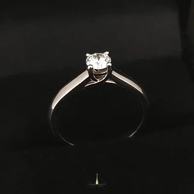 Кольцо с выращенным бриллиантом 1.477 ct