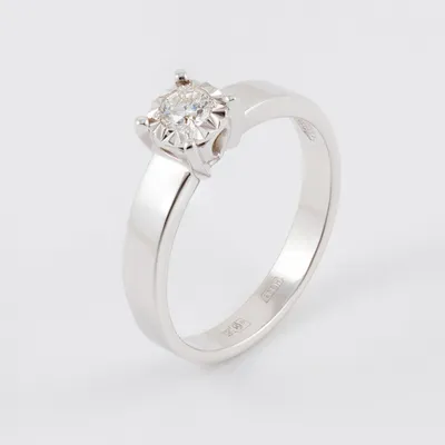 3152 | Помолвочное кольцо с бриллиантом - купить в Москве | цена от  ювелирной мастерской BENDES | 3152